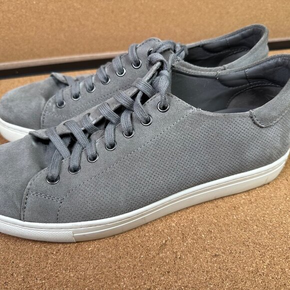 Trask Men's Suede Light Grey Leather Sneakers Size 9.5 - Picture 5 of 8